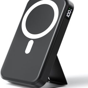 Magnetic Portable Power Bank, 10000mAh Capacity, Wireless Charger